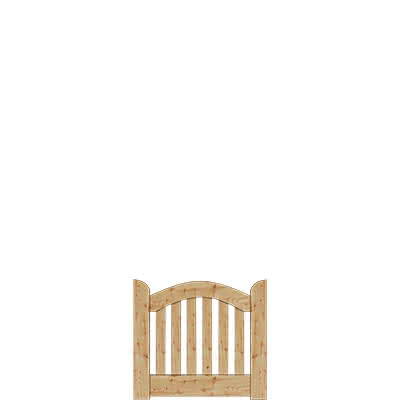 Gartenzaun Norderney 100x90/80/90 cm, Pforte, Lärche naturbelassen Pforte | Lärche natur