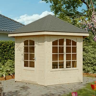 Pavillon 6-Eck Dahlem Typ 2 Ø 404 cm 