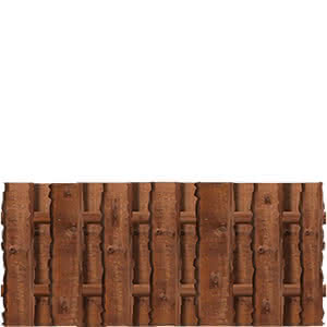 Sichtschutz Ponderosa 180x80 cm KDI braun 180 x 80 cm | KDI braun