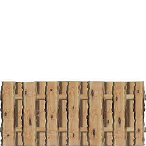 Sichtschutz Ponderosa 180x80 cm Lärche gehobelt naturbelassen 180 x 80 cm | Lärche natur gehobelt