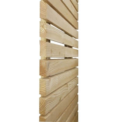 Rhombus Profil für Fassaden Europäische  Lärche 27 x 65 mm 