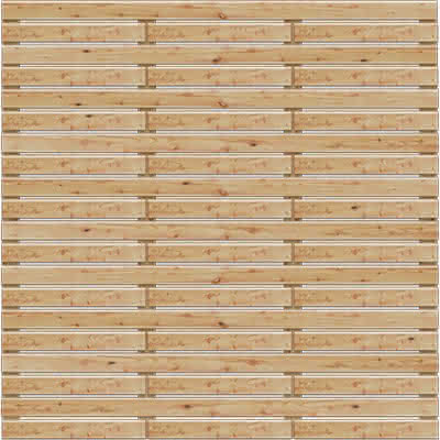 Rhombuszaun 180/60 mit 20 Profilen, Lärche/Douglasie, 180 x 180 cm 