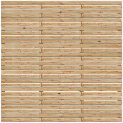 Rhombuszaun 180/60 mit 28 Profilen, Lärche/Douglasie, 180 x 180 cm 