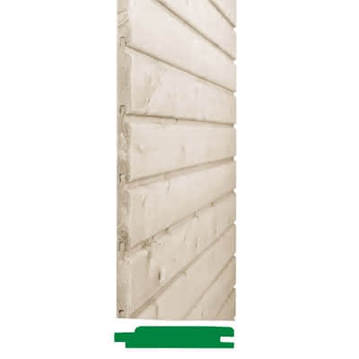 19,5x96 mm Fichte-Rundkantenprofil 