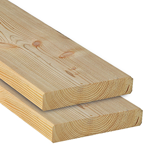 Terrassendiele Sib. Lärche naturbelassen glatt/glatt 27x145 mm 
