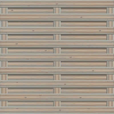 Sichtschutzzaun Kirn Grau 180 x 180 cm 180x180 cm