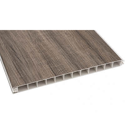 Systemzaun Kingston PVC Einzelprofil 20 x 280 x 1780 mm MonumentOak 20 x 280 mm | MonumentOak