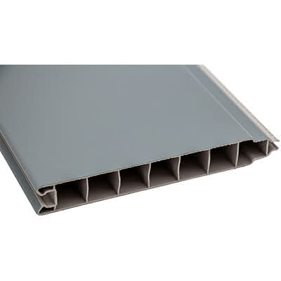 Systemzaun Kingston PVC Einzelprofil 20 x 153 x 1780 mm Silbergrau 20 x 153 mm | Silbergrau