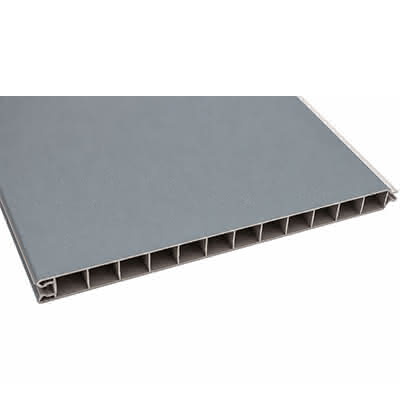 Systemzaun Kingston PVC Einzelprofil 20 x 280 x 1780 mm Silbergrau 20 x 280 mm | Silbergrau