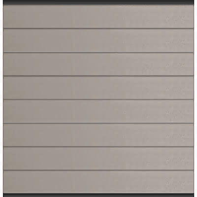 Systemzaun Kingston XL cWPC Steingrau Zaunelement 178 x 183 cm Steckzaun 178x183 cm | Steingrau