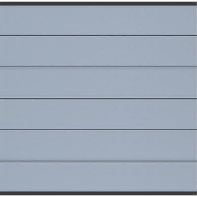 Systemzaun Kingston XL PVC 178 x 175 cm Dekor Silbergrau Kingston XL PVC 178 x 175 cm Dekor | Silbergrau