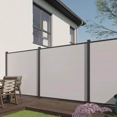 Systemzaun Kingston XL PVC 