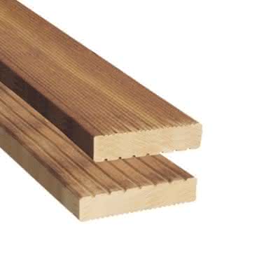 Bangkirai, FSC-zertifiziert (FSC 100%), naturbelassen Anti-Slip-Profil 38x145x2750 mm 2,75 m