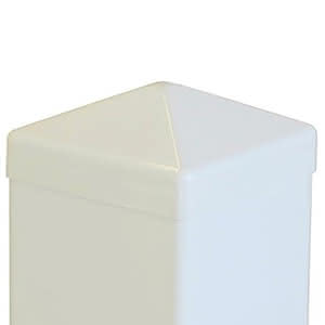 Joda® Pfostenkappe Pyramide für Vierkantpfosten Farbe Weiß Pyramide | Weiss