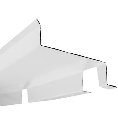 Wandanschluss-Profil für PC-Lichtpaneele pressblank 2200 mm lang 