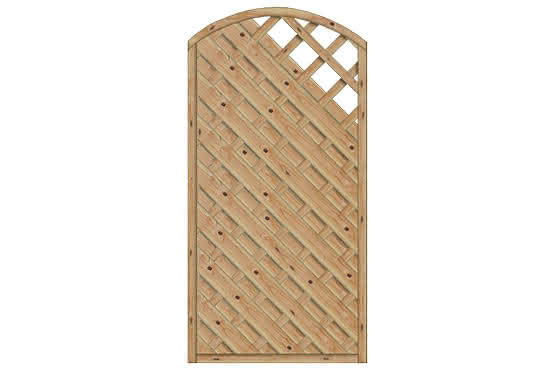 Sichtschutz Sontegro 90x180/161 cm mit Rankgitter Lärche naturbelassen 90 x 180/161 cm mit Rankgitter | Lärche naturbelassen