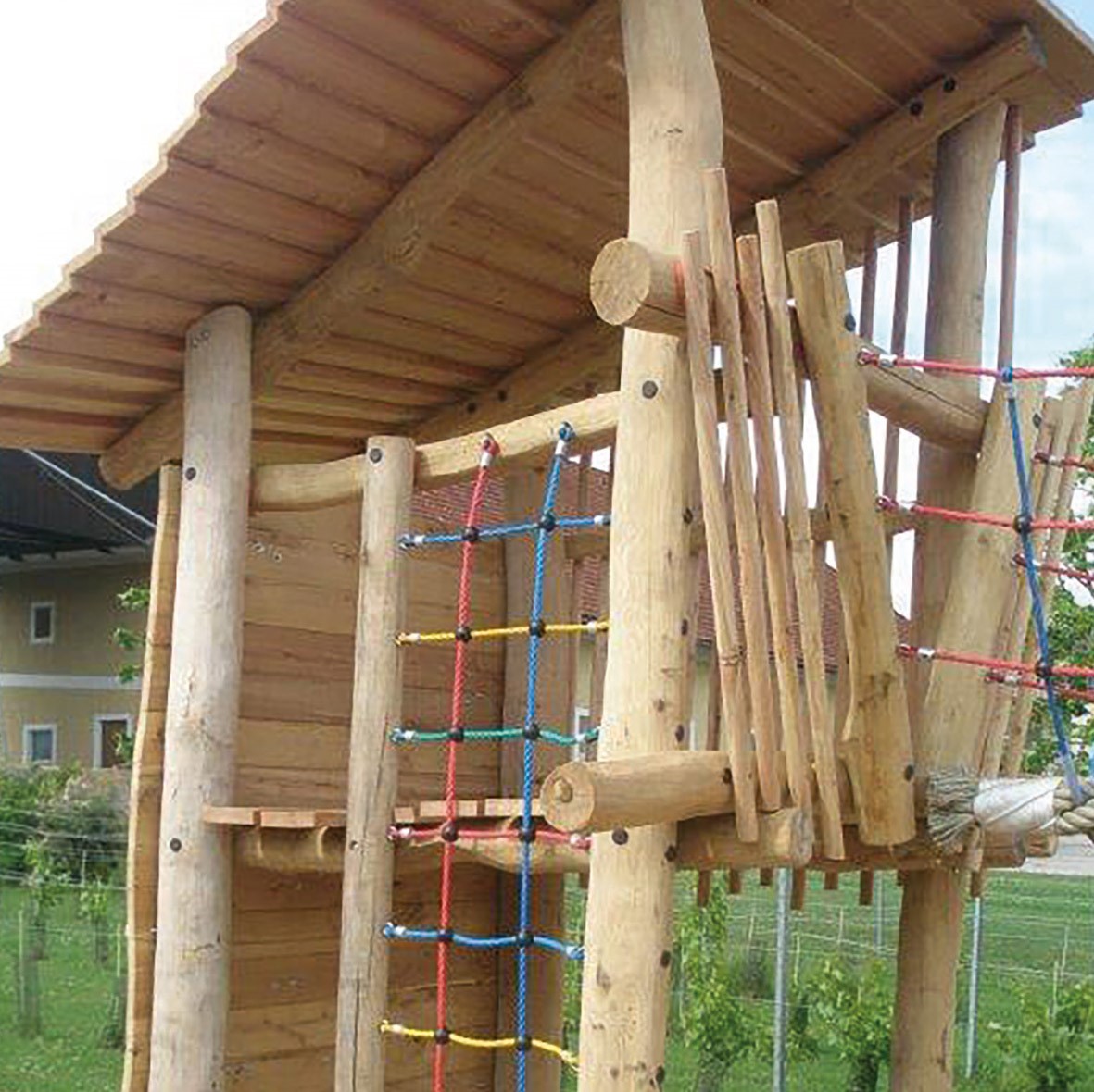 Robinie Rundholz Fur Z B Spielplatz Gerate Gelander Steganlagen