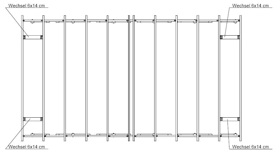 Aufbau eines Carports mit Holzblenden: Montage der Wechselbretter