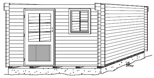 Aufbau eines Blockbohlenhauses: Montage der Fenster