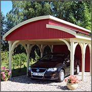 Carport mit Shed-Dach von Joda®