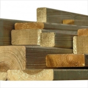 Gehobeltes Bauholz