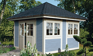 Gartenhaus Malmö mit Walmdach