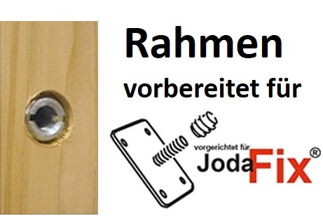 Symbol: Rahmen vorbereitet für JodaFix